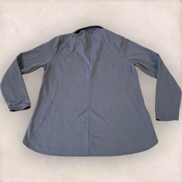 Nike 1/4 Zip Pullover Women’s Size Medium Gray Dri-Fit Athletic Golf Club Logo - Picture 5 of 5